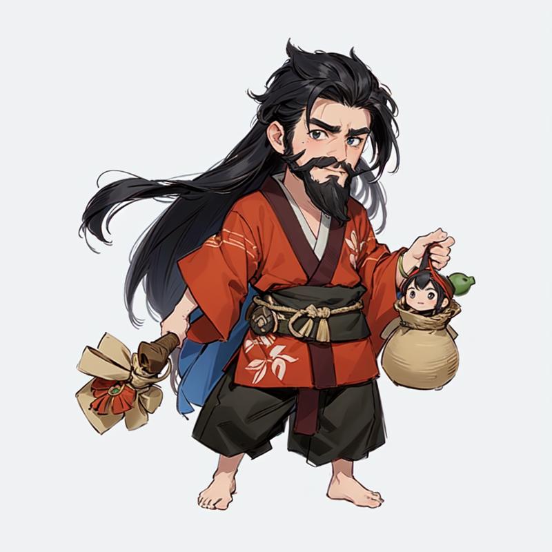 11897-323887228-qgufeng game icon institute game icon 1boy solo gourd male focus black hair facial hair hadanugi dousa barefoot chibi.png